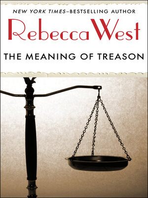 cover image of The Meaning of Treason